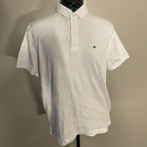White Tommy Hilfiger polo